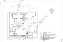 Схема подключения и монтажа водогрейного промышленного котла 3 МВт газового