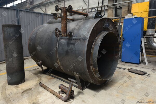 Газовый парогенератор 1500 кг в час 130 С изготовление